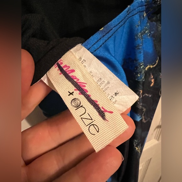 Free People Movement + Onzie Blue & Gold Bodysuit Small/Medium - Picture 8 of 9